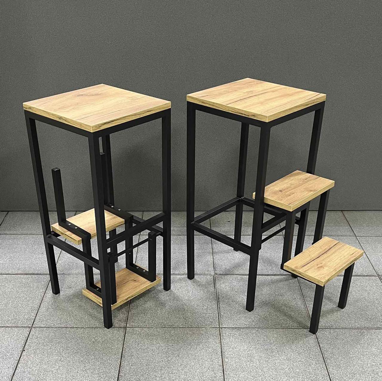 Стілець сходи, посилений табурет - драбина, стілець-драбинка - навантаження до 150 кг, фото 1