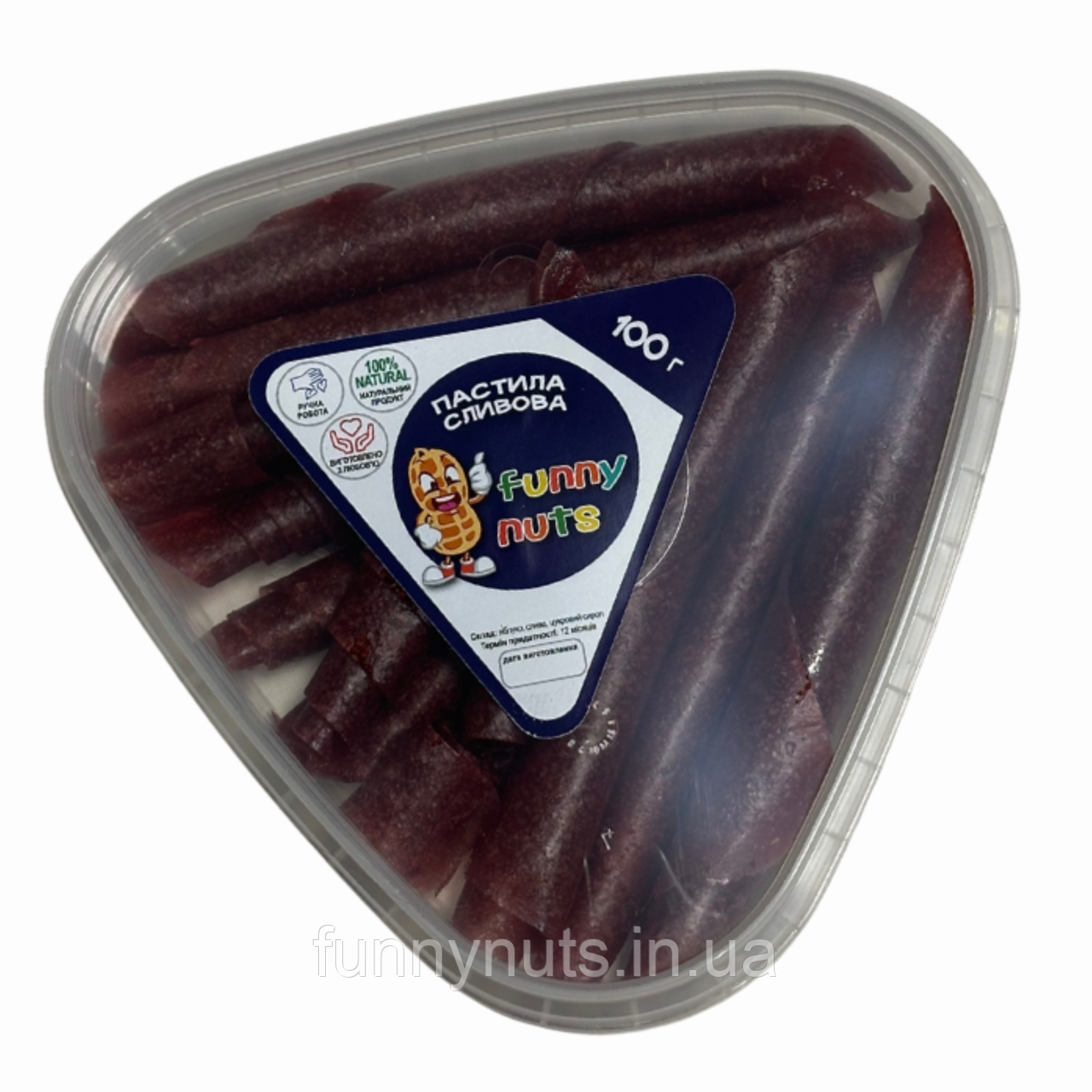 Пастила Funny Nuts сливова 100г.