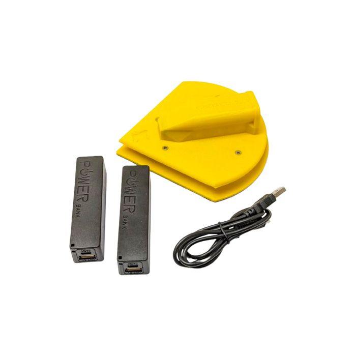 МУХА терка з підсвіткою з двома повербанками (muxa22), фото 1