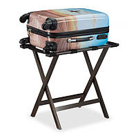 Підставка для валізи складна в темно-коричневому кольорі