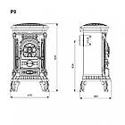 Чавунна піч KAWMET P9 (8 kW), фото 3