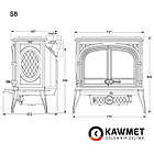 Чавунна піч KAWMET Premium S8 (13,9 kW), фото 4