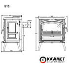 Чавунна піч KAWMET Premium S13 (10 квт), фото 6