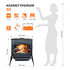 Чавунна піч KAWMET Premium S5 (11,3 kW), фото 7