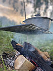 Решітка-гриль із неіржавкої сталі 5 мм BBQ (портативна з ніжками), фото 7