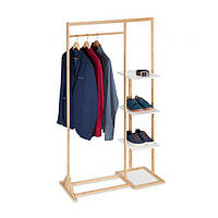 Вішалка для одягу з полицею