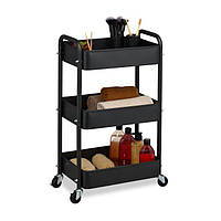 Візок з 3 рівнями Чорний и Сірий