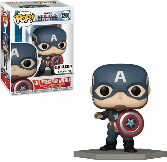 Фігурка Funko Pop Марвел Капітан Америка Marvel Captain America 10 см Exclusive FP M CA 1200, фото 1