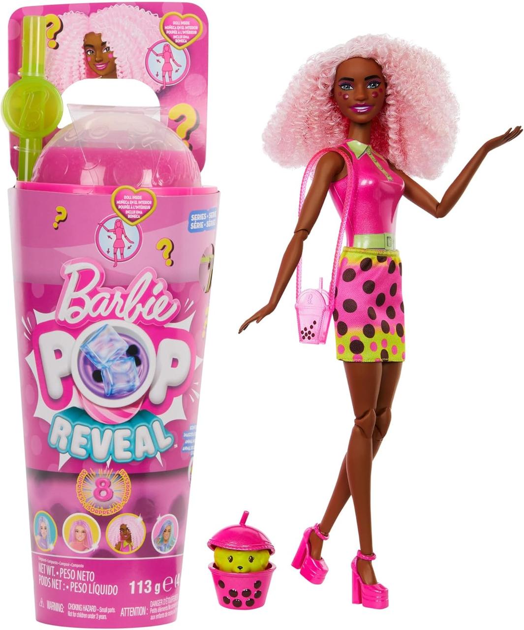 Ігровий набір Лялька Barbie Pop Reveal Bubble Tea Круті Бабл-ті Ягідне блаженство HTJ20