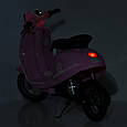Дитячий швидкісний електромотоцикл Vespa Sport 24V рожевий, фото 8
