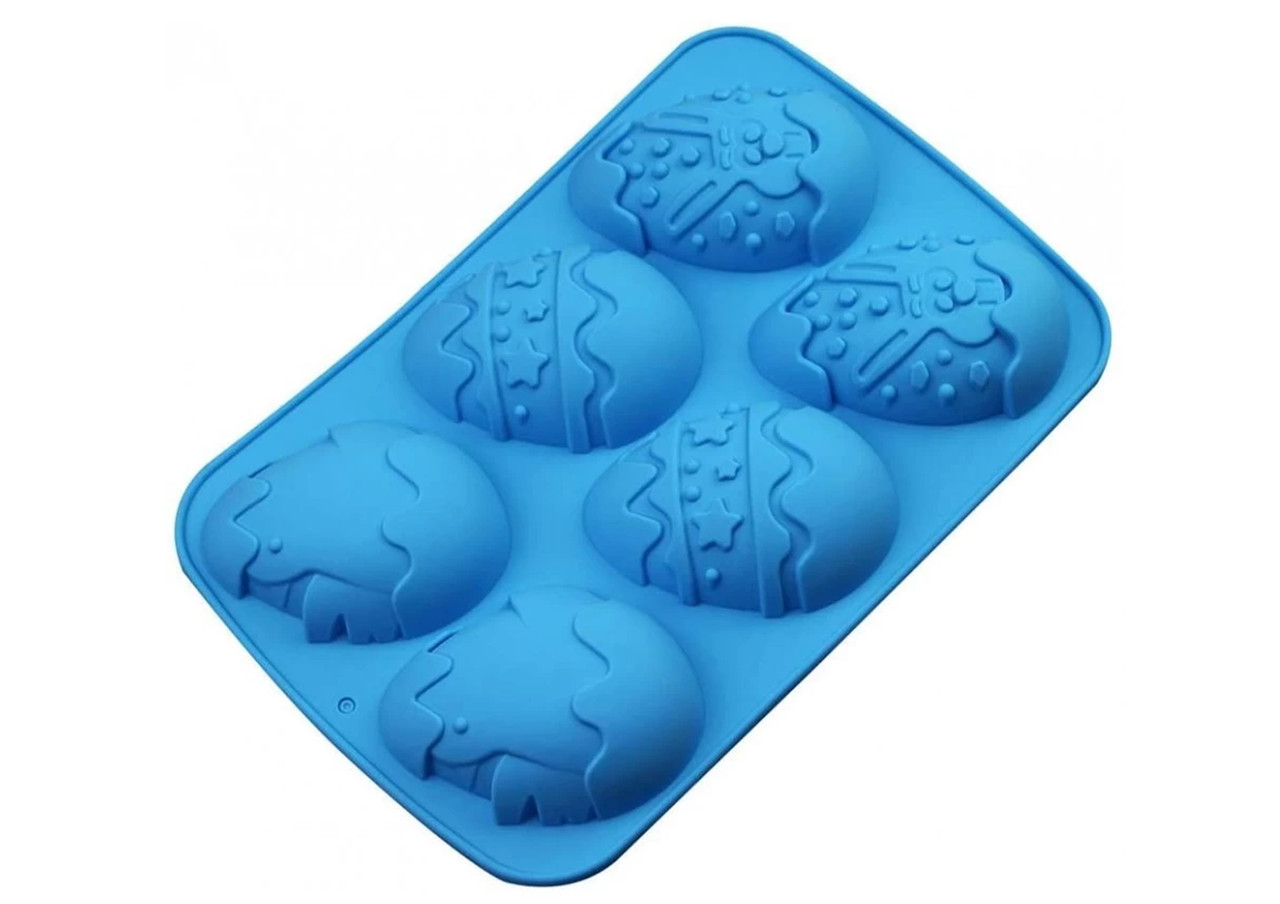 Форма силіконова Baker Великодні яйця 6 шт (202199)