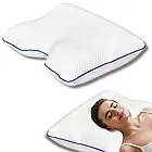 Подушка ортопедична Memory Foam IDEIA 58х42х13 см з ефектом пам'яті Контурна