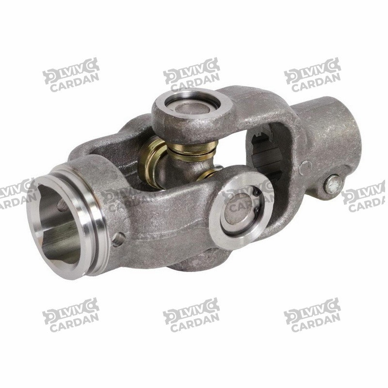 Сільгосп шарнір - хрестовина 35х98, 8 шліців 38 мм , труба трикутник 52 мм, 830 Нм