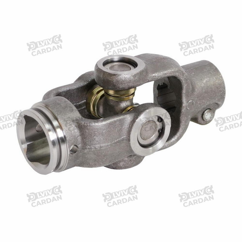 Сільгосп шарнір - хрестовина 35х98, 21 шліц 34.9 мм, труба трикутник 45 мм, 830 Нм