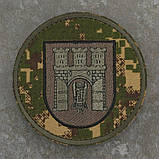 Шеврон 50 полк НГУ Івано-Франківськ хижак-піксель G0822, фото 2