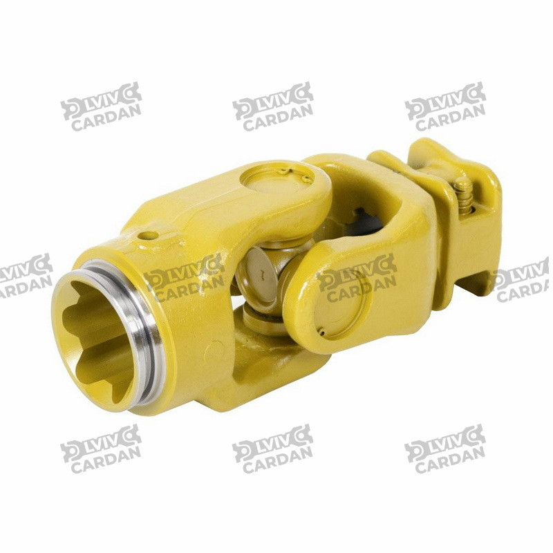 Сільгосп шарнір - хрестовина 36х89, 21 шліц 34.9 мм, труба зірка 51(37) мм, 1175 Нм