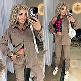 Костюм вельветовий сорочка та штани в кольорах 9592, фото 7