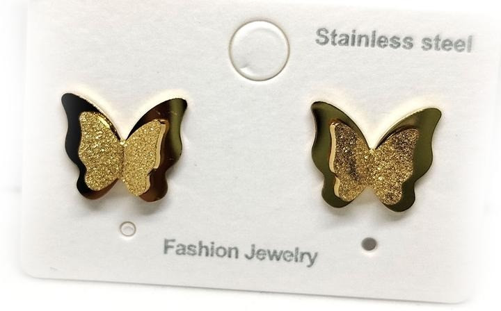 Сережки молодіжні Метелики, фото 1