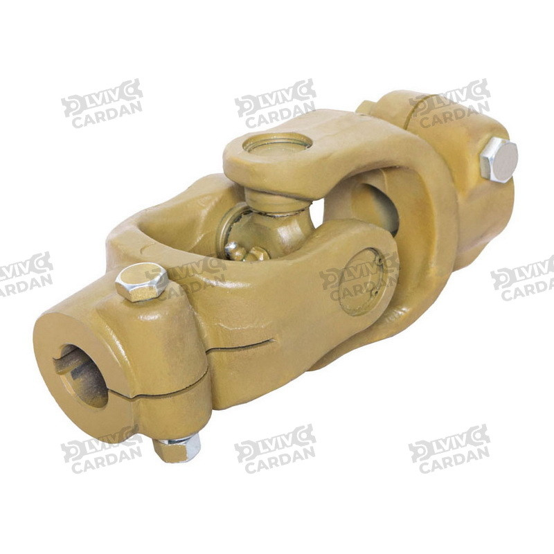 Сільгосп шарнір - хрестовина 27х70, шпонка 30 мм / шпонка 30мм, 460 Нм