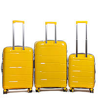 Дорожня Валіза 31 ABS-пластик FASHION PP-1 810.Дорожні валізи на колесах гуртом і в роздріб в Україні, фото 3