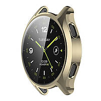 Захисний чохол для смарт годинника Xiaomi Watch 2 з плівкою золотистий, фото 3