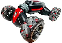 Машинка перевертиш на радіокеруванні з керуванням від руки Трюковий всюдихід з мелодіями та підсвічуванням