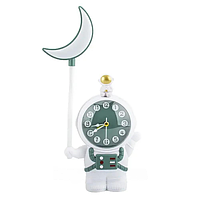 Настільна світлодіодна лампа Астронавт із годинником EL-0409