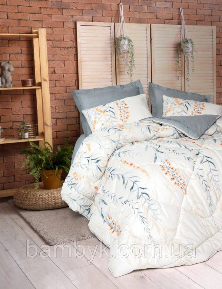 Постільна білизна Cotton Box "Hiedra Indigo" ранфорс Ranforce бавовняна євро розміру Туреччина "Hiedra Indigo"