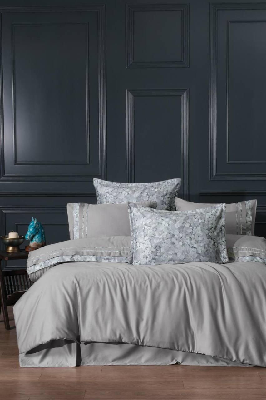 Постільна білизна Єгипетський хлопок La Romano 400TC Florance Ash 200х220см