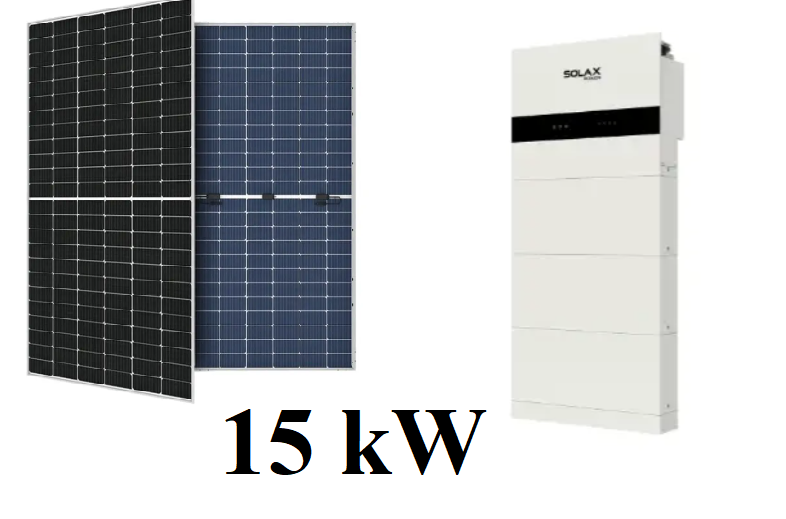 Сонячна електростанція SOLAX ALL IN ONE 15кВт гібридна клас комфорт+