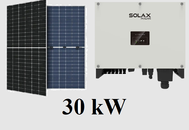Сонячна електростанція SOLAX 30kW мережева клас комфорт+