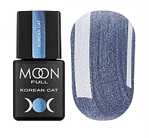 Гель-лак для нігтів Moon Full Korean Cat 02 Льодовий Блакитний, 8