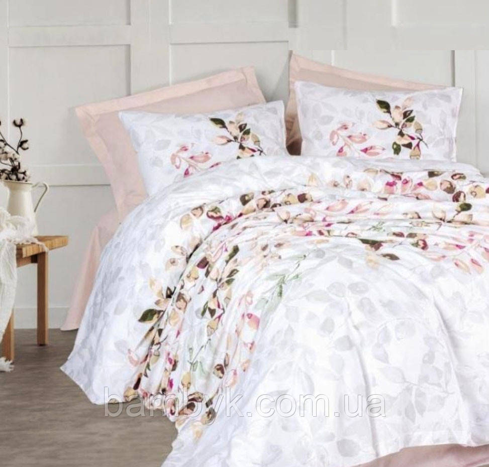 Постільна білизна Cotton Box ранфорс Ranforce бавовняна євро розміру Туреччина "Brice Bej"