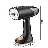 Паровий відпарювач вертикальний RAF R.1160 для одягу з 1500 Вт потужністю, фото 2