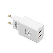 Зарядний пристрій WUW-C155 2USB 3.1A white, фото 2