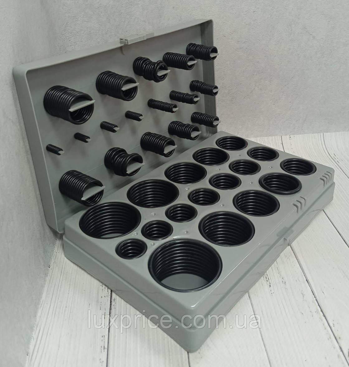 Комплект резиновых сальников 407 ед. INTERTOOL AT-5407 Luxprice, фото 1