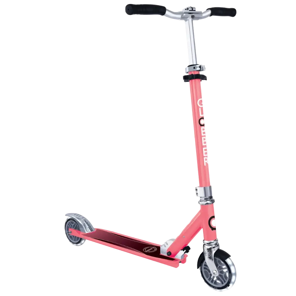 Самокат GLOBBER серії FLOW ELEMENT LIGHTS, рожевий, колеса з підсв, до 100кг, 5+, 2 колеса (721-177)