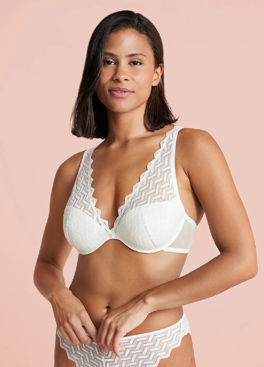 Бюсгалтер мереживний білий