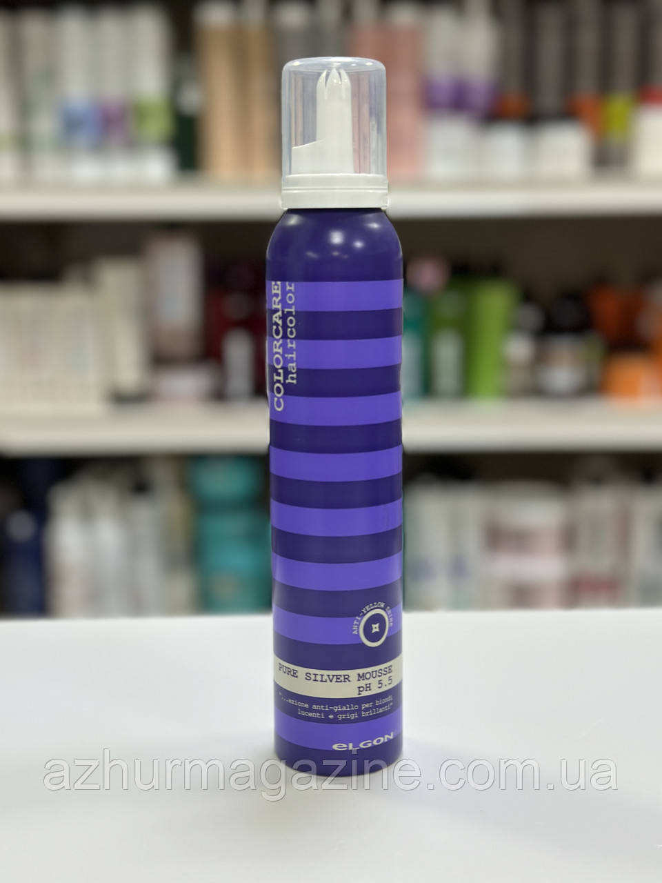 Мус для нейтралізації жовтизни Elgon Colorcare Pure Silver Mousse 200мл