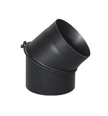 Коліно димохідне регульоване 45, Ø200, 2 мм, фото 1