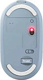 Комп'ютерна миша бездротова Trust Puck, USB, Bluetooth, оптична, 1600 dpi, 4 кнопки, Blue, фото 4