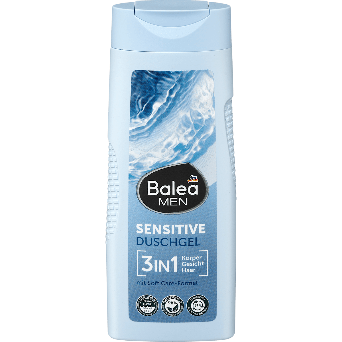Гель для душу для чутливої шкіри Balea Men Sensitive Duschgel 3in1 300 ml, фото 1