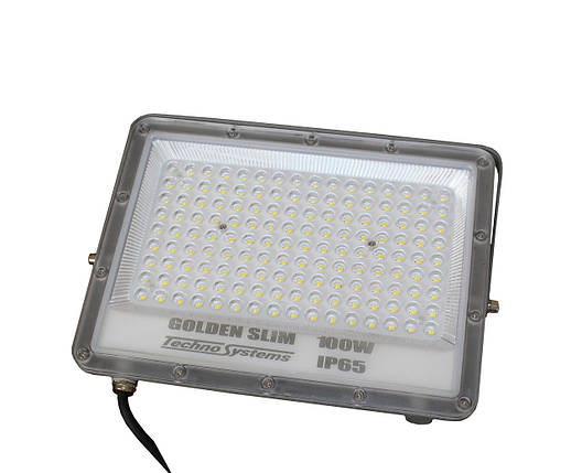 Прожектор LED 100W GOLDEN Slim 220V 11000Lm 6500K IP65 Ny95000994, фото 2