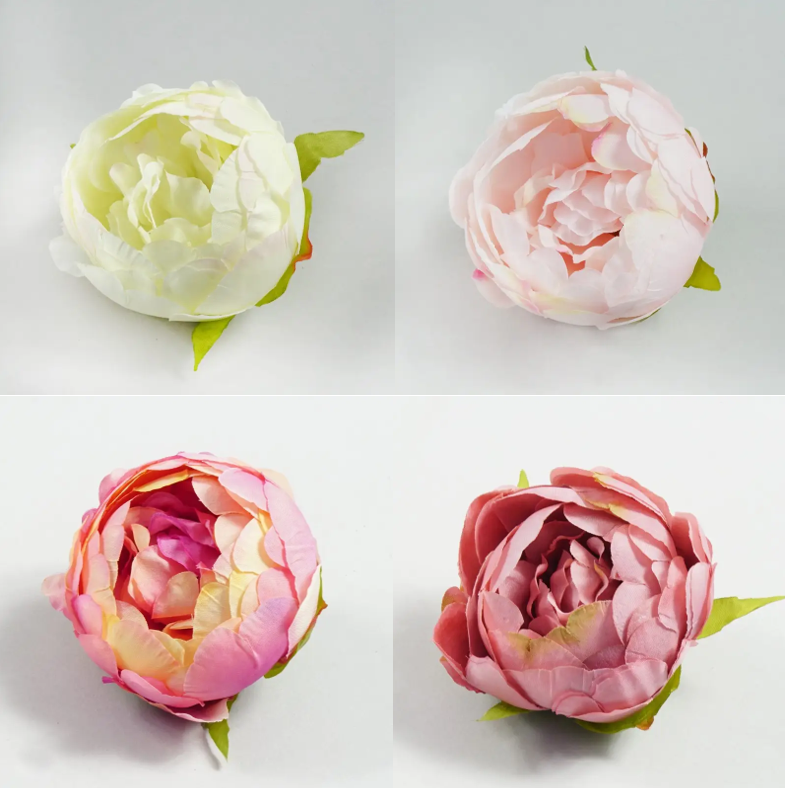 P5050 Голівка піона штучного | d=8 cm. h=6 cm виробництвоо Польща | 12 шт., фото 1