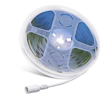 Світлодіодна гнучка COB стрічка біла 6000К 2м 12V 10W, фото 1