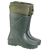 Сапоги резиновые высокие зимние утепленные для рыбалки и охоты (EVA пена) GPNS termo зеленые