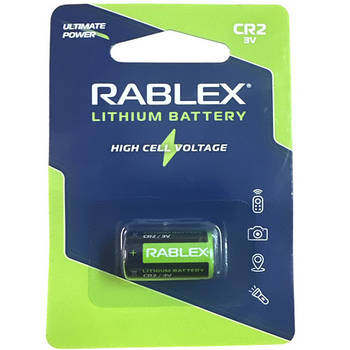 Rablex CR2  900mAh Lithium Battery 3V /12/192/