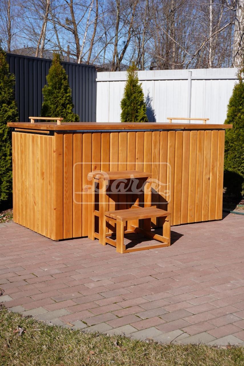 Купіль (чан) для купання, паріння та охолодження SteelSpa 140*200 см