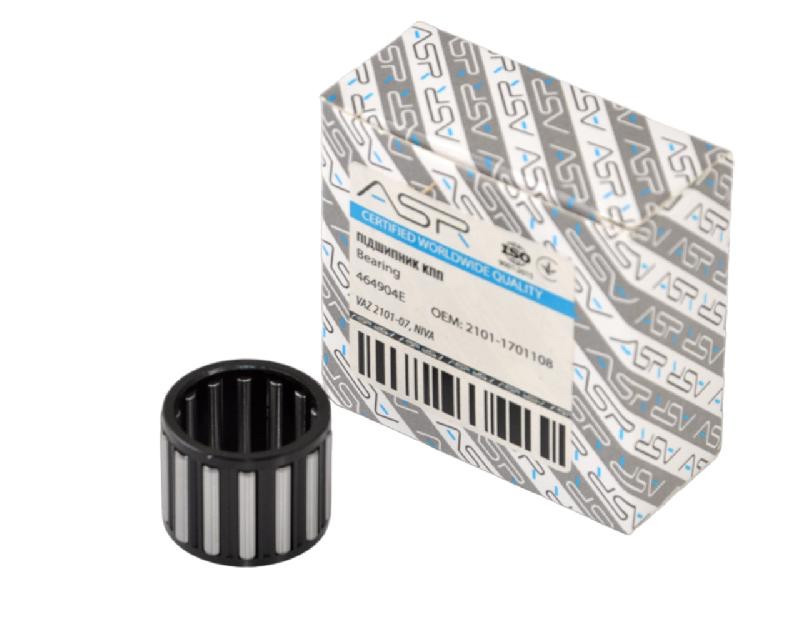 Підшипник коробки перемикання передач ASR ваз 2101 2107 2121 2123 (464904Е) kL., фото 1