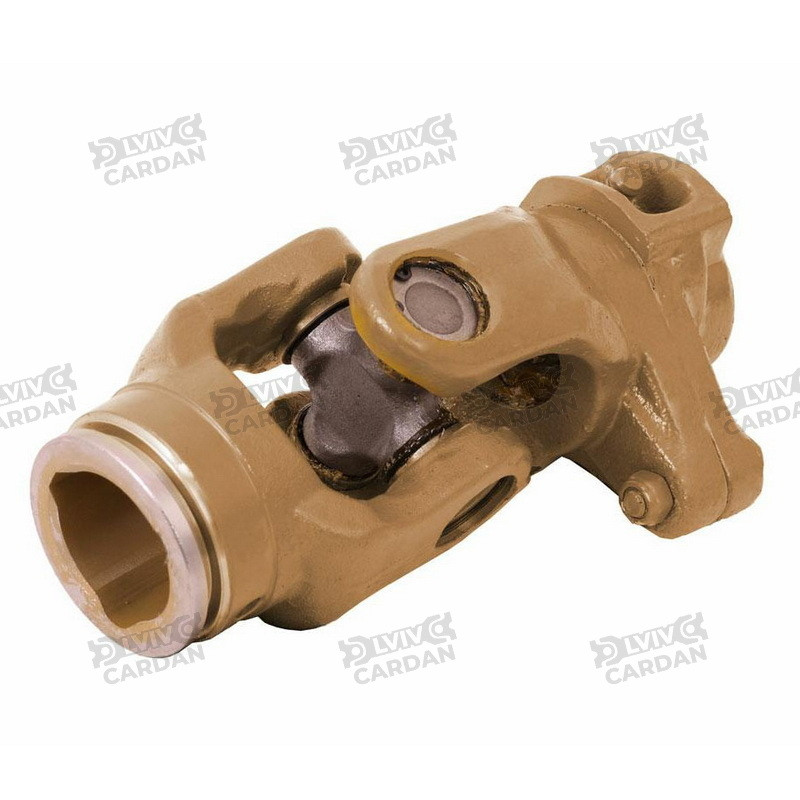 Сільгосп шарнір - хрестовина 27х74.6, зрізний болт 6 шліців 34.9 мм, тр. трикутник 43.5 мм